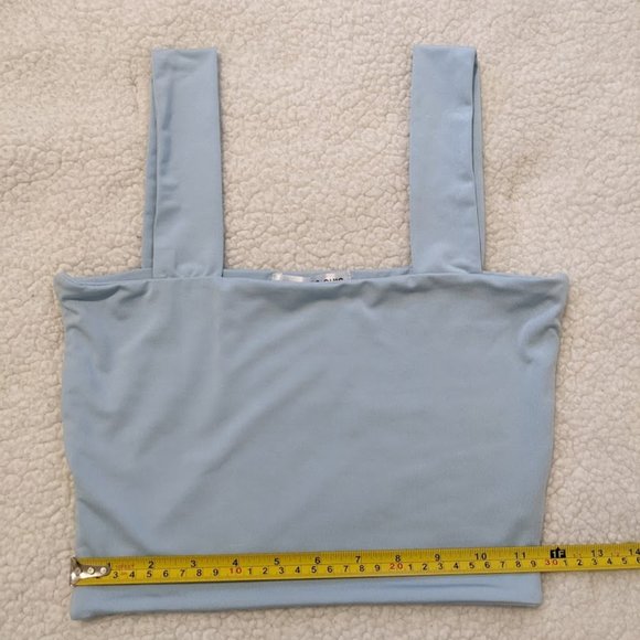 Cute cropped top - Pack of two - blue and black - Picture 6 of 8